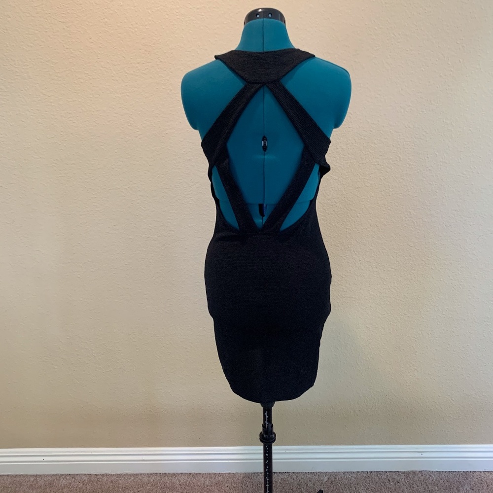NASTYGAL Sexy LBD with Strappy Back Detail